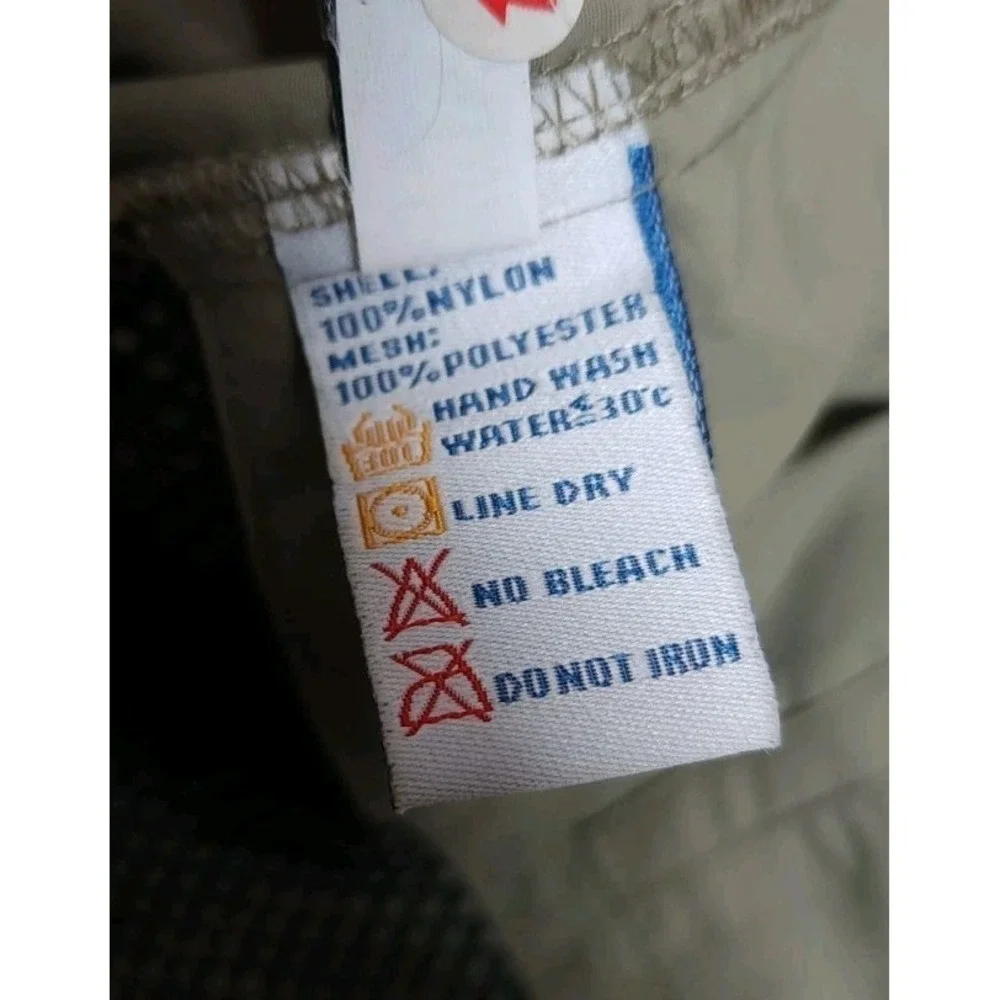Orvis Mens Small Fly Fishing Utility Vest Khaki Zip - Picture 7 of 9